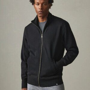 American Giant Men's Black Zip-Up Hoodie